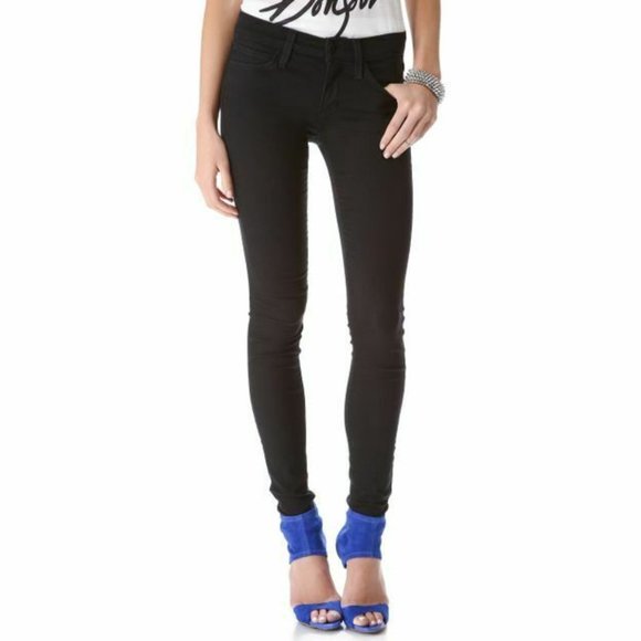 NWT Joe's Jeans The Skinny Dorothy Mid Rise Legging Black 24 Comfy Black - Picture 4 of 4